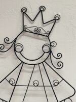 PRINCESS WIRE WALL ART - JEWELRY HOLDER - 19"H X 11" W - Image 2