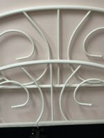 DHP Victoria Metal Platform Bed with Adjustable Height, Queen, White - Image 2