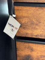 Furnulem Tall 4 Drawers Dresser, Vertical Storage Tower Fabric Dresser - Image 3