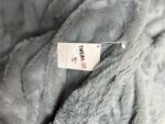 6FT Giant Gray Fur Bean Bag Chair Cover, Ultra Soft Bean Bag Bed for Adults (No Filler, Cover only) - Image 3