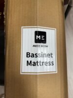 MECCO Bassinet Mattress Pad,32"x16"x2" Breathable Cotton Cover