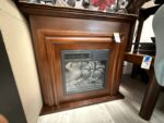 32" ELECTRIC FIREPLACE BROWN