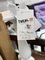 SET OF 2 - SAFAVEIH WHITE CANDLESTICK TABLE LAMPS - Image 3