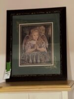 HOME INTERIORS ANGEL GIRL FRAMED PIC - Image 4