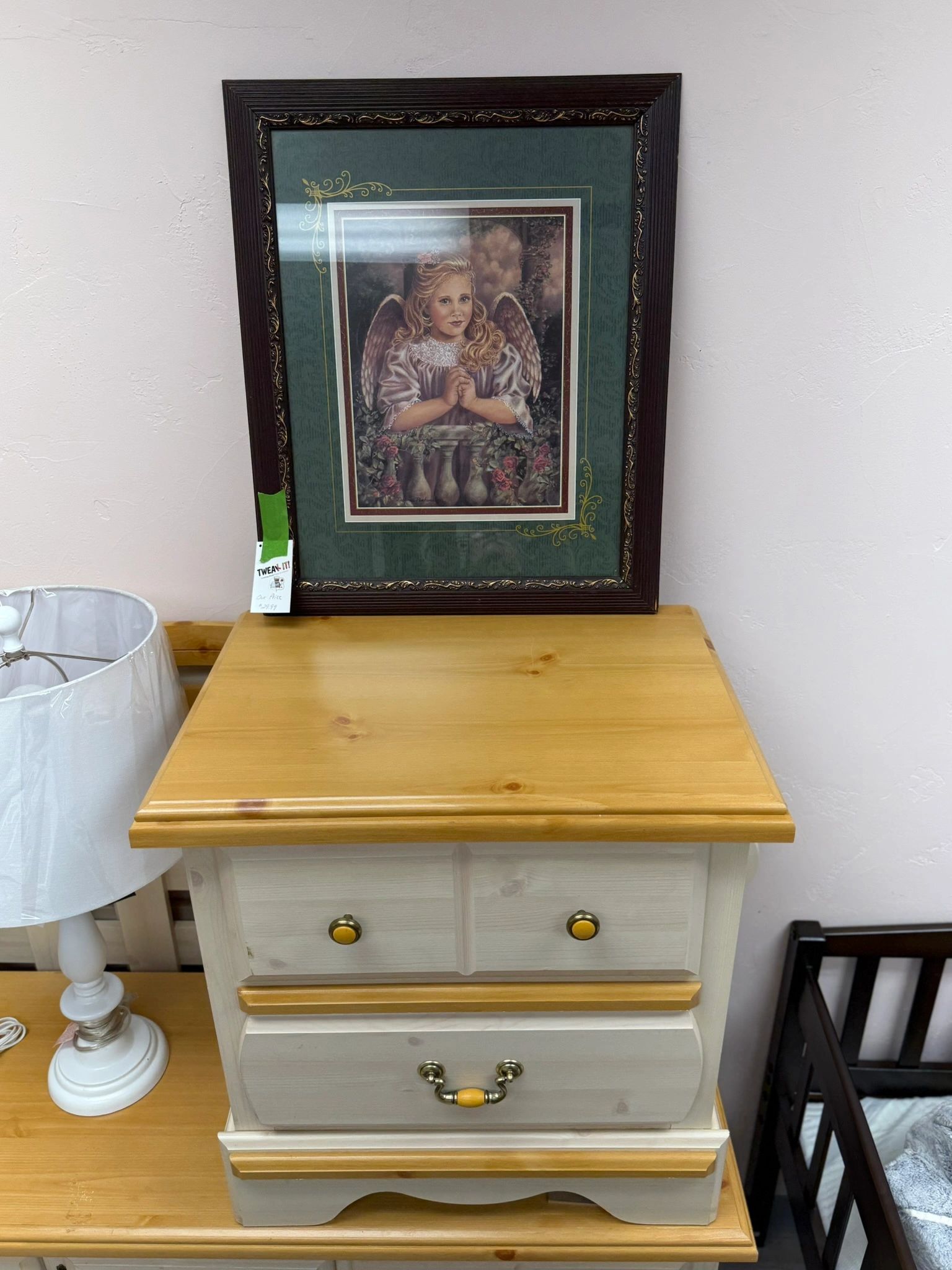 IMG_2726.jpeg HOME INTERIORS ANGEL GIRL FRAMED PIC - Image 1