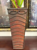 36" H ARTIFICIAL PLANT IN WOOD VASE - Image 3