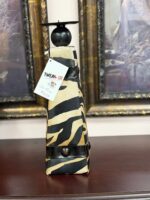 ZEBRA PATTERNED 14.5" CANDLE HOLDER - Image 4