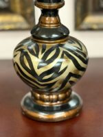 LARGE 12.5" DECORATIVE CHESS KNIGHT PIECE - ZEBRA PATTERN - Image 2