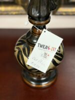 LARGE 12.5" DECORATIVE CHESS KNIGHT PIECE - ZEBRA PATTERN - Image 3
