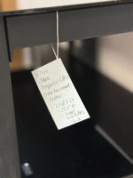 BLACK TEMPERED GLASS 3-TIERED ENTERAINMENT CENTER - Image 2