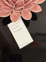 8" CERAMIC FLOWER MAUVE - Image 3