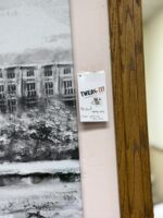 5 PIECE KREATIVE ARTS 4 PIECE WALL ART - BLACK WHITE RED - Image 3