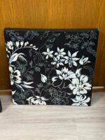 24" SQUARED BLACK AND WHITE WALL ART - Variant 1