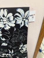 24" SQUARED BLACK AND WHITE WALL ART - Variant 1 - Image 2