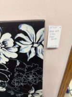 24" SQUARED BLACK AND WHITE WALL ART - Variant 1 - Image 3