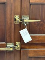 Portland Ice Box Wood Console Table with Replica Hardware - Image 4