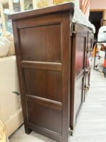 Portland Ice Box Wood Console Table with Replica Hardware - Image 3