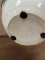 SIGNED HAND-PAINTED PASTELS VASE PLANTER C.RADKE '93 - Image 3