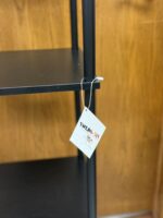 Black Tiered 4 Shelf Wood 15.75 x 11.77 x 45.2 - Image 3