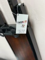 3 TIER WOOD AND GLASS TV STAND WITH ARM FOR TV MOUNT - Image 4