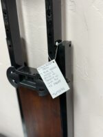 3 TIER WOOD AND GLASS TV STAND WITH ARM FOR TV MOUNT - Image 5