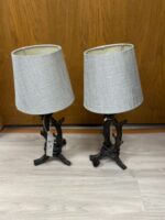 18" BETTER HOMES AND GARDENS RESIN BRANCH ACCENT LAMP - USED