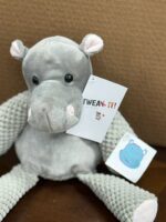 SCENTSY "HALLA HIPPO" SCENTSY BUDDY GREY 13" TALL - RETIRED - Image 2