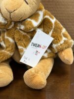 RUSS BERRIE STUFFED 'GISELLA' GIRAFFE PLUSH W/FAUX FUR COAT 14" TALL - DISCONTINUED - Image 2