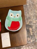 ST NICHOLAS SQUARE 3 PIECE MERRY OWL 3-PIECE STACKING/NESTING BOWL SET - Image 3