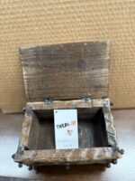 VINTAGE WOOD BOX - 7.5 L X 5 W X 4.5 H - Image 2