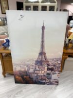 CANVAS PRINT OF THE EIFFEL TOWER AND PARIS AT SUNSET - Image 2