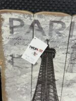 WOODEN EIFFEL TOWER HANGING PICTURE - Image 2
