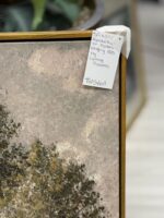 36"H X24"W REPRODUCTION OF POPLARS ERAGNY 1895 BY CAMILLE PISSARRO - Image 3