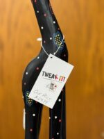 24" H HAND-PAINTED GIRAFFE FROM AFRICA - BLACK - Image 3