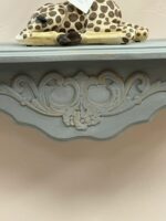 SMALL DISTRESSED GREY ENTRY WAY TABLE - Image 3