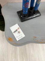 SMALL DISTRESSED GREY ENTRY WAY TABLE - Image 5