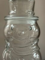 LIBBY GLASS SNOWMAN CANDY JAR - Image 2