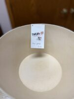 PLASTIC SERVING BOWL DECORATED WITH COLORED FLOWERS 10" ROUND - Image 2