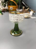 VINTAGE SOUVENIR WINE GLASS TANN-RHON GERMANY - Image 3