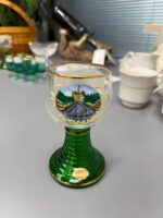 VINTAGE SOUVENIR WINE GLASS KASSEL GERMANY