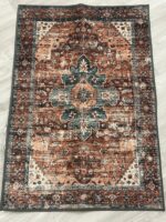 Moynesa Washable Vintage Area Rug