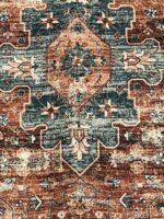 Moynesa Washable Vintage Area Rug - Image 2