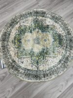 BESTSWEETIE 4ft Round Rug