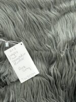 Latepis Dark Grey Faux Sheepskin Fur Rug - Image 4