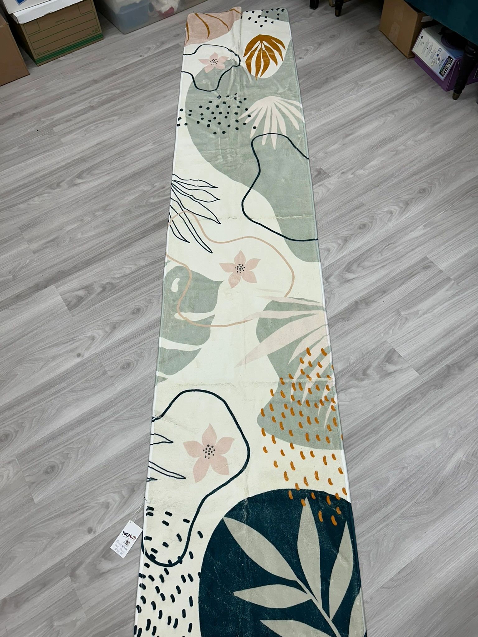 IMG_4564.jpeg Lahome Green Runner Rugs for Hallway - Image 1