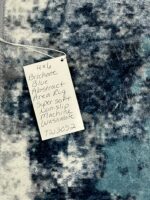 BRICHOEE Contemporary 4x6 ft Blue Abstract Area Rug - Image 4