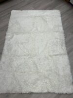Rostyle 4x6 Fluffy Cream White Rugs