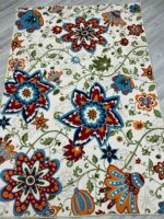 LOCHAS Floral Area Rug 4x6 for Living Room