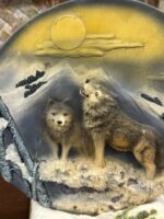 WOLF PLATE - WILDLIFE CLASSIC COLLECTION 7" 3D