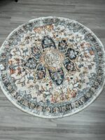 BESTSWEETIE 6ft Round Rugs Washable Round Rug